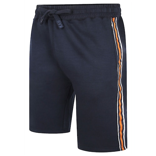 KAM Jogging Shorts mit Seitenstreifen Marineblau